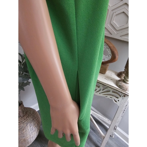 Trina Turk Felisha Green Halter Shift Dress Size 6 - Picture 4 of 8